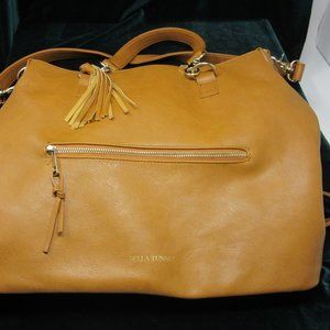 Bella Tunno Boss Bag only, Back-Pack Cognac Diaper Bag-Vegan Leather